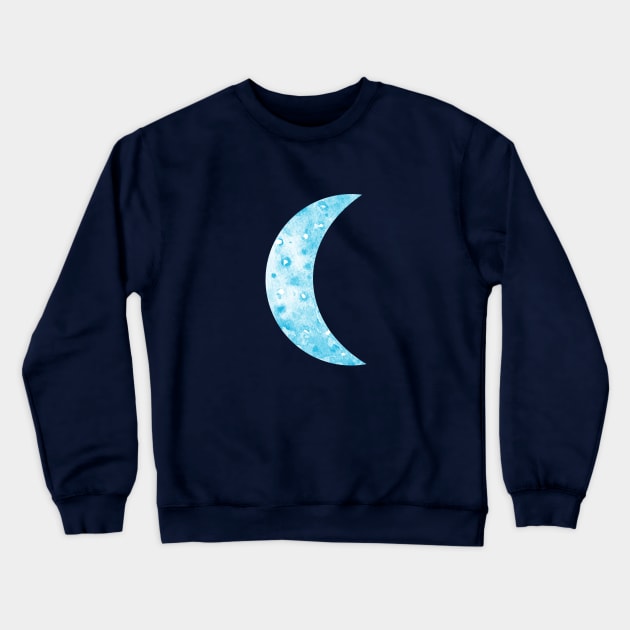 crescent moon Crewneck Sweatshirt by shoko